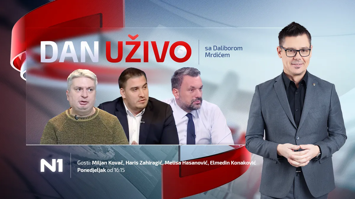 U predizbornoj debati u Danu uživo: Haris Zahiragić, Melisa Hasanović i Elmedin Konaković