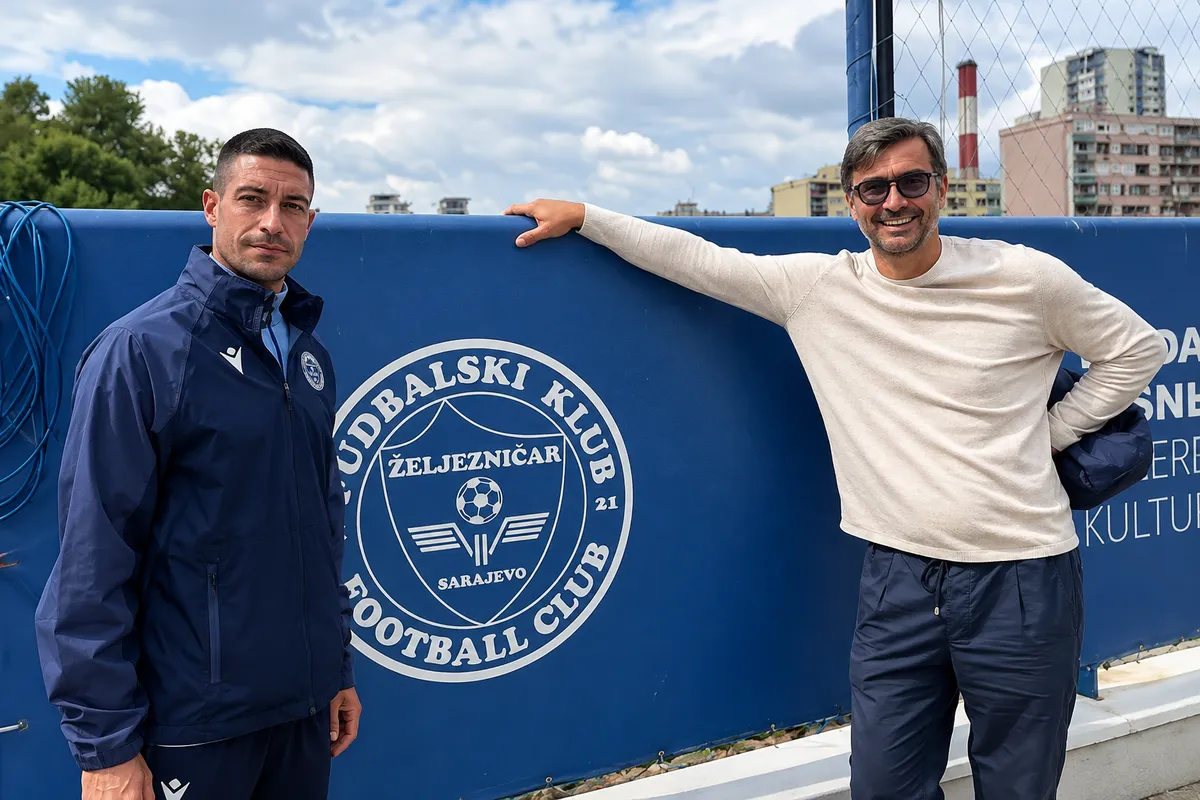 Rade Bogdanović posjetio Grbavicu: Dočekao ga trener Željezničara David Muslera