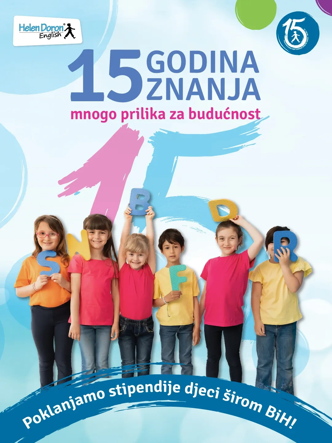 Helen Doron BiH obilježava 15 godina rada: Povodom jubileja pokrenuta kampanja dodjele stipendija za učenike