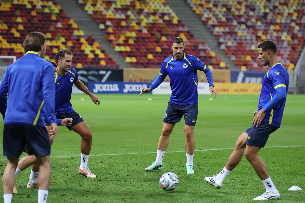 Zmajevi odredili trening u Bukureštu, trenirao i Edin Džeko! (FOTO)