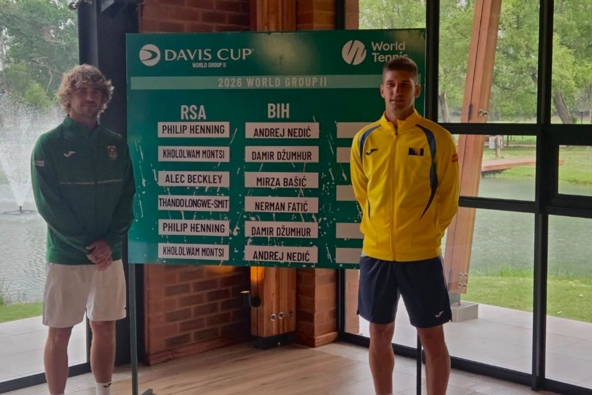 Danas počinje Dejvis kup duel JAR BiH, prvi meč igra Dobojlija Andrej Nedić