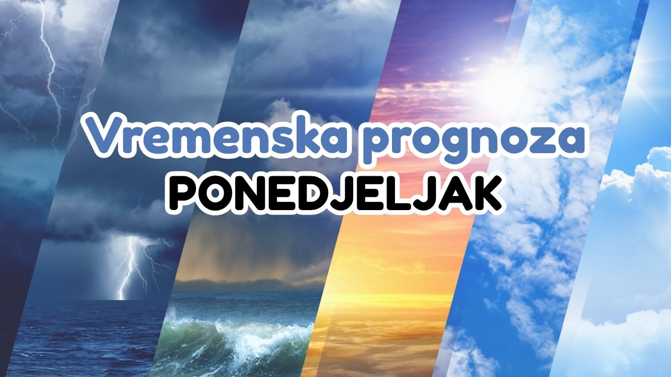 U ponedjeljak sunčano i toplije nego danas