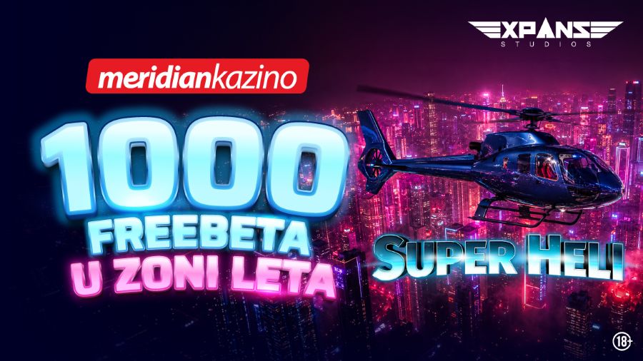 SUPER HELI VIKEND: 500 freebetova čeka najbrže