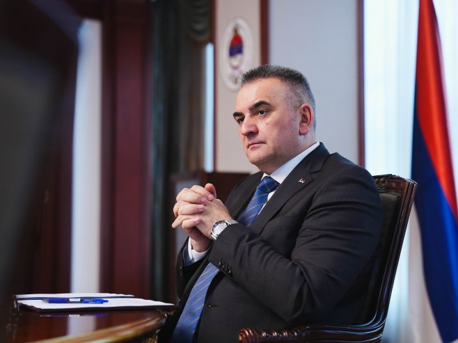 Minić na osveštanju Hrama Hrista Spasitelja u Donjem Breziku kod Brčkog
